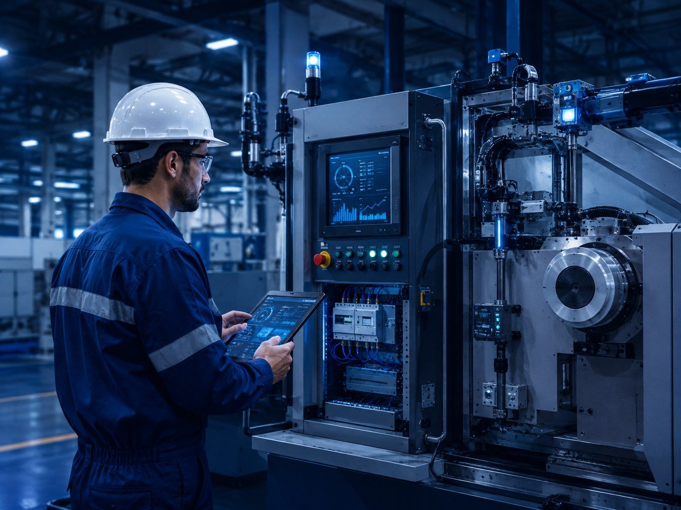 Retrofit de máquina industrial